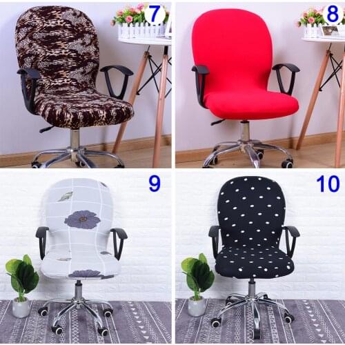 Swivel Chair Cover Elastic Removable Printed Chair Cover for Computer Office SDF-SHIP