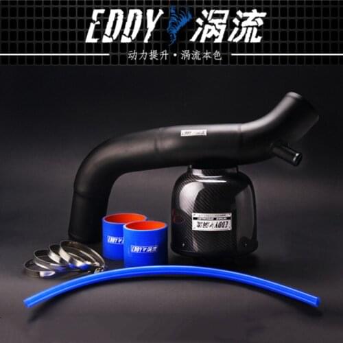 EDDY Intake System Air Intake Pipe & Carbon Fiber Air Filter for Hyundai Veloster 1.6T 2012 2013 2014 2015 Car Engine Parts