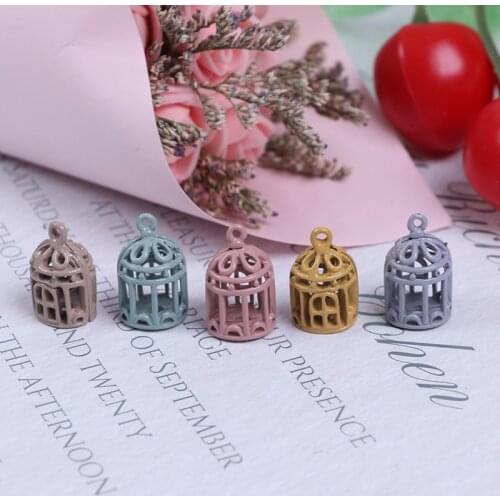 1:12 Dollhouse Miniature Mini Bird Cage Model Furniture Decor Accessories