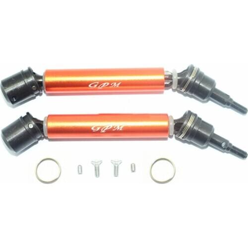 1 Pair RC Car Metal Front Rear CVD Universal Drive Shaft for ARRMA 1/10 Big Rock RC Crawler Car Modification Accessories