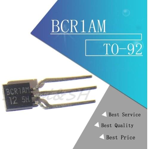 10PCS BCR1AM BCR1AM-12A 1A 600V TO-92