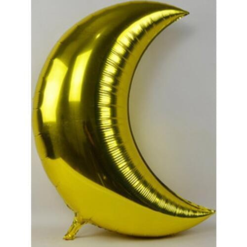 20pcs 36inch Big Moon Balloons Aluminum Foil Air Ballon Christmas Wedding Baby Birthday Decoration Party New Year Ball Supplies