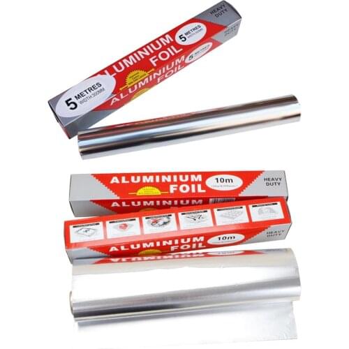 5M / 10M Creative Household BBQ Baking Utensil Metal Foil Paper Picnic Aluminum Foil Barbecue Paper Food Grade Foil