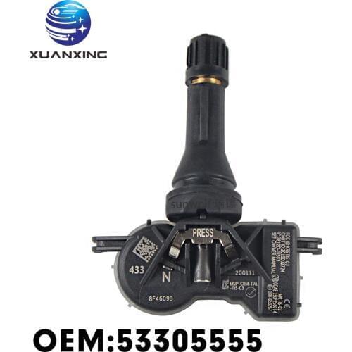 53305555 Tire Pressure Monitor Sensor TPMS 433Mhz For 2017-2024 JEEP COMPASS Renegade