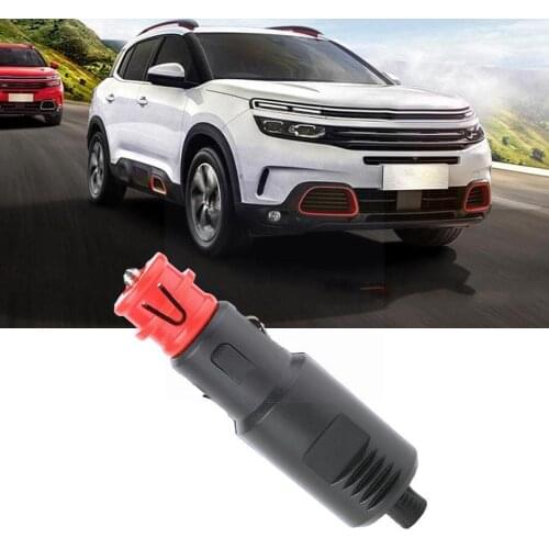 Car Cigarette Lighter Power Connection Cigaret Socket 12V EU Male Plug Plug Adaptor M4K4