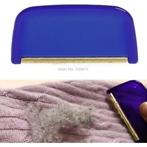 DHL 1000pcs Shaving Accessories Plastic Edge Fabric Comb Small Trimmer Manual Copper Strip Lint Remover Sweater Tools