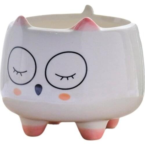 Plant Pot Creative Animal Shaped Ceramic Succulent Plant Pot Cactus Potted Planting Bonsai Pots Home Decor Supplies