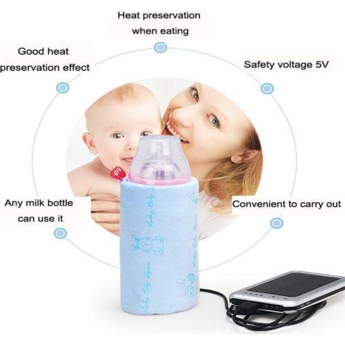 New Kids Feeding Bottle Warmers Cover car Heater USB Water Bottle Milk Bag Warmers Container Storage Food Bags Portable Thermal
