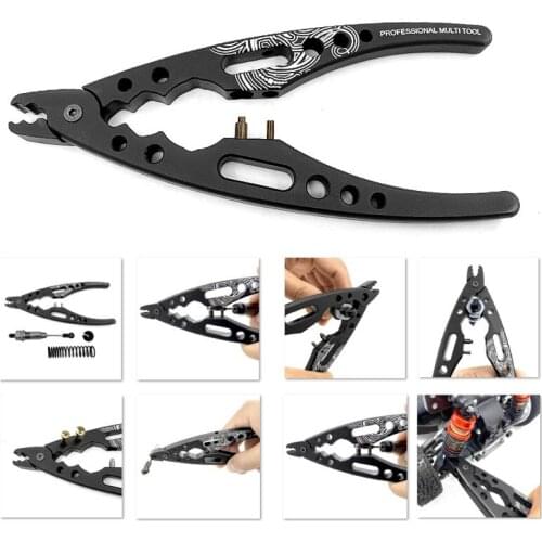 New Metal Clamp Multi-Function Shock Absorber Pliers Ball Head Pliers Clip For for RC Model 1/8 1/10 RC Car Crawler Tools