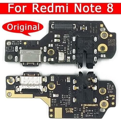 Original USB Charge Board For Xiaomi Redmi Note 8 Note8 Charging Port Connector Mobile Phone Accessories Replacement Spare Parts
