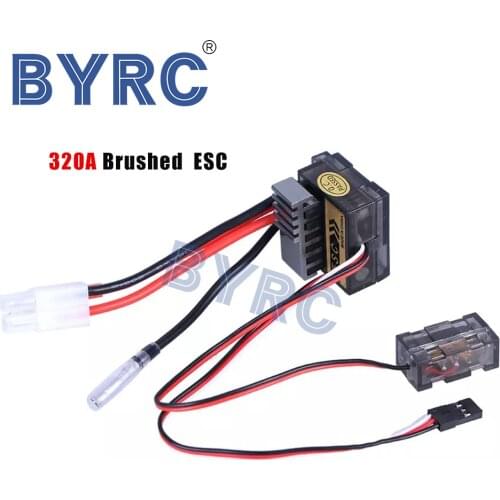 New Style 320A Brushed Motor Speed Controller ESC For RC Electric Car 4.8- 7.2 V Truck Buggy Ship & Boat R/C Hobby D2 RC Part