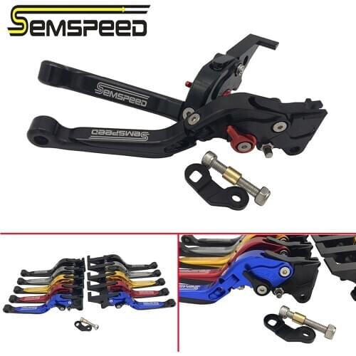 SEMSPEED PCX150 PCX125 Parking Levers For Honda PCX 150 125 2010-2019 2020 CNC Motorcycle Adjust Foldable Brake Clutch Levers
