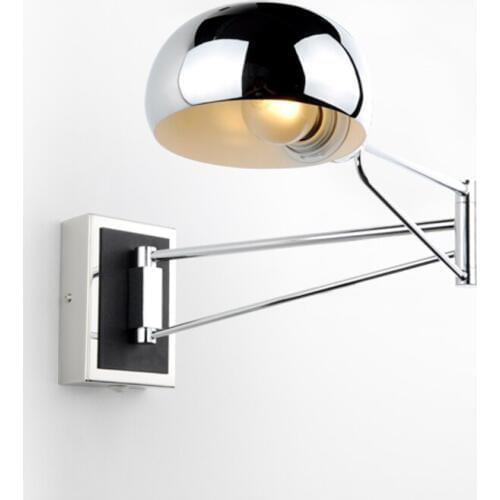 Modern minimalist bedroom wall lamp bedside lamp led lamp dimmer creative personalized wall hanging arm FG682