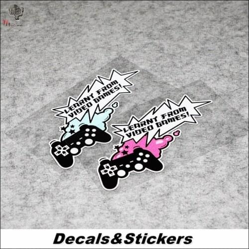 NO.L363 Learnt From Vedio Games 3M Reflective Modified Stickers Waterproof Decals Car Racing Motorcycle Decoration