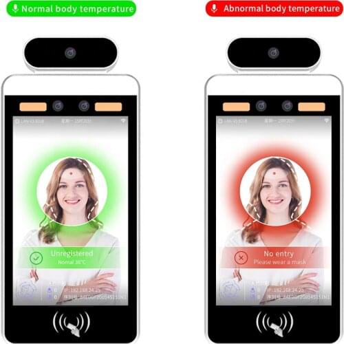 Thermal Imaging Instruments Temperature Facial Recognition Access Control