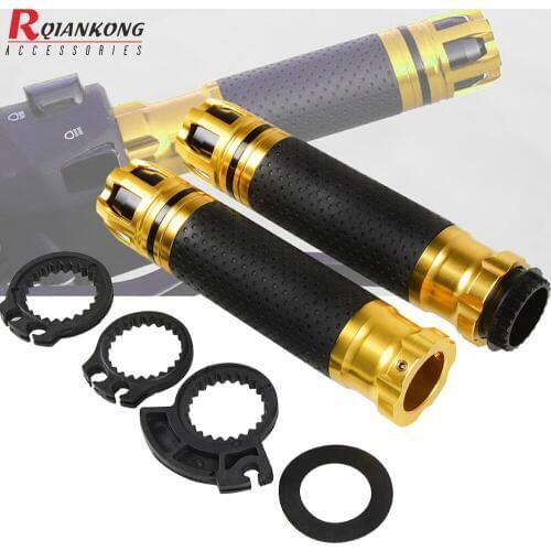 Universal Motorcycle Accessories Handle Bar Grips Set Moto handlebar Ends For Vespa Gts Piaggio Sprint Gts 300 Honda GROM MSX125