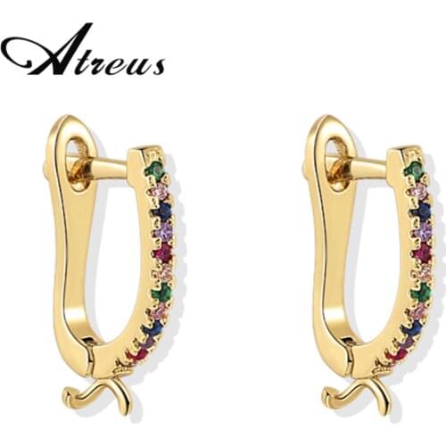 1pair Handmade Earrings Accessories Supplies Gold Color Earring Hooks Clasps For DIY Earrings Jewelry Making Material Wholesale