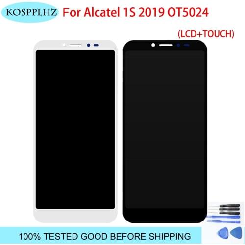 5.5" For Alcatel 1S 2019 5024 OT5024 LCD Dispaly Screen + Touch Sensor Panel Assembly Replacement