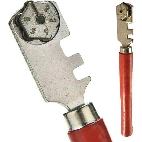 130mm Professional Portable Diamond Tipped Glass Tile Cutter Window Craft For Hand Tool