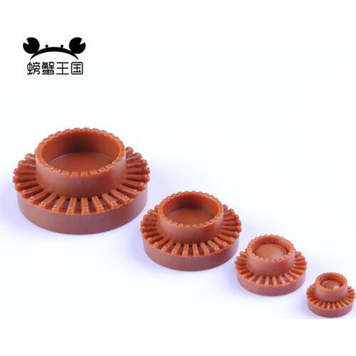 24pcs Model Round Flowerbed Park Garden Railway Border Parterre Model 1:100 1:50 1:75 1:150 TT N O OO scale