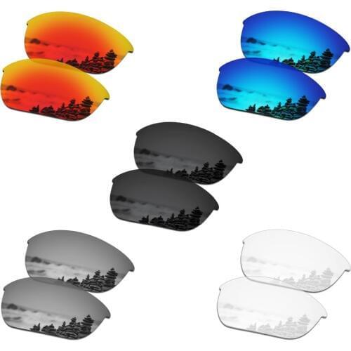 SmartVLT 5 Pairs Polarized Sunglasses Replacement Lenses for Oakley Half Jacket 2.0 - 5 Colors