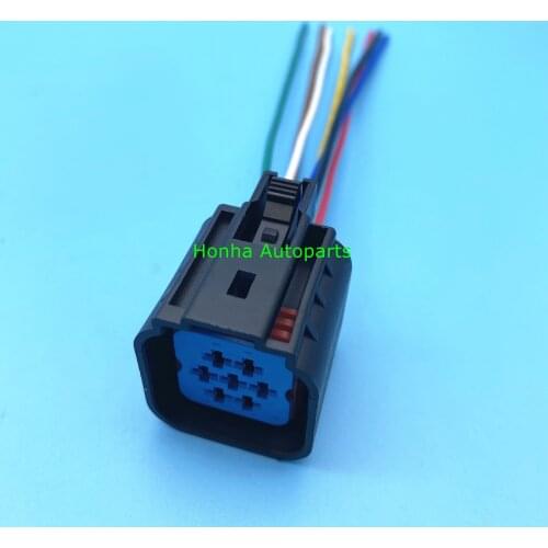 7pin 3.5 mm WPT-596(Tin) 3U2Z-14S411-YGA 7 way waterproof Automotive plug female plastic wire cable connector wire harness