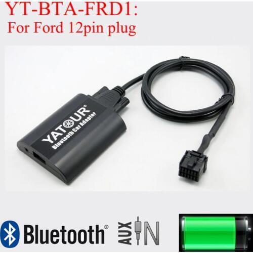Yatour car radio Bluetooth music streaming MP3 Phone call hands free decorder for Ford 12 pin radios