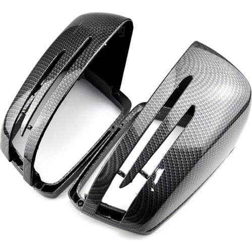 Side Mirror Cap Covers Black For Mercedes BENZ W176 W246 W212 W204 C117 X156 X204 W221 C218 A B C E S CLA GLA GLK Class