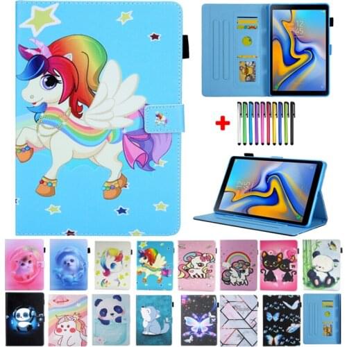 For Amazon Kindle Fire HD 10 2021 Case 10.1 HD 10 Plus Flip Stand Tablet Cover For Fire HD10 2019 2017 Soft Protective Funda Pen