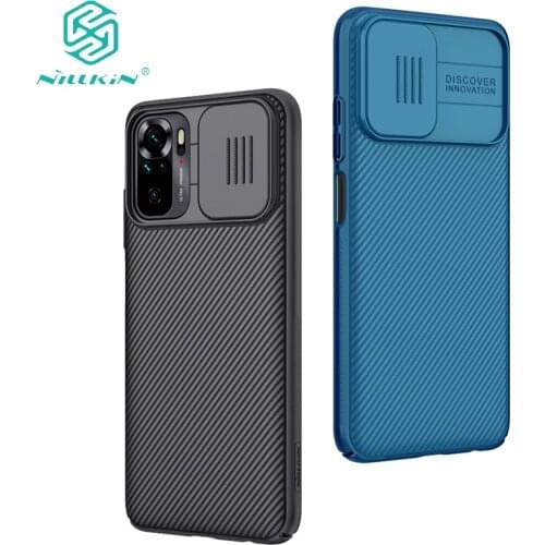For Xiaomi Redmi Note 10 4G Case Slide Camera Protect Privacy Clean Back Cover For Redmi Note 10s NILLKIN CamShield Case