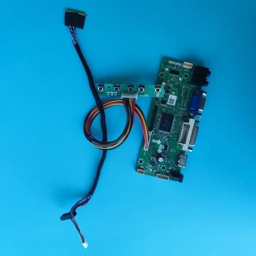 For 40pin B101EW04 V0 B101EW03 V0 1280X800 Panel 10.1" LCD Controller board monitor VGA DIY DVI HDMI-compatible M.NT68676 LED