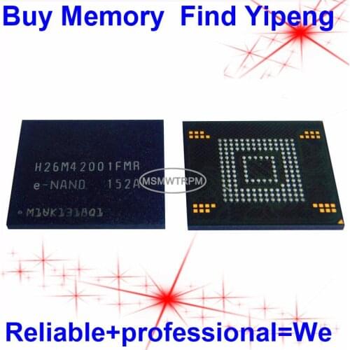 H26M42001FMR BGA153Ball EMMC 8GB Mobilephone Memory New original and Second-hand Soldered Balls Tested OK
