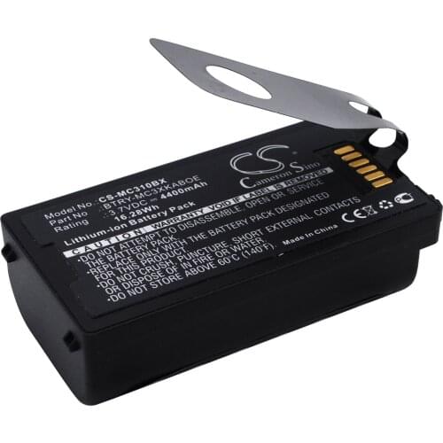 Cameron Sino Barcode Scanner Replacement Li-ion Battery 4400mAh For BTRY-MC31KAB02-50 Intermec MC3100, MC3190, MC31 Free Tools