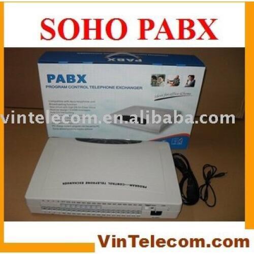 China PBX factory directly supply CP432 PBX - 4 Lines and 32 phone extensions ports