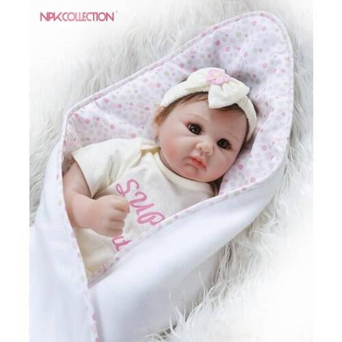Soft newborn 50CM Silicone Reborn Babies Dolls Brinquedos Dolls For Girls Vinyl Realistic Doll Reborn Kids Christmas Gifts Toys