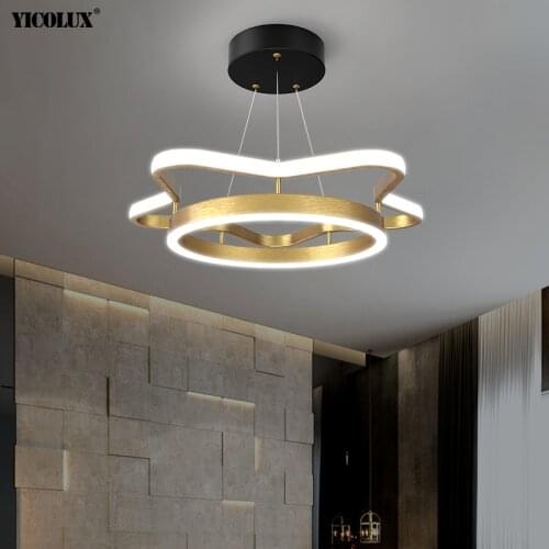 Creative New Modern LED Chandelier Lights Living Study Room Bedroom Aisle Corridor Hanging Home Lamps Dimming Fixture Lighting