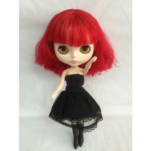 Nude blyth Doll, red hair Factory doll ,Suitable For Change SHI458mei