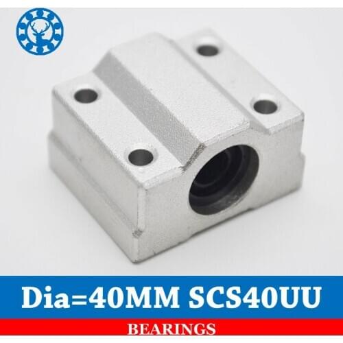 SC40UU SCS40UU for 40mm linear rails linear motion ball slide units CNC parts For 40mm Linear Shaft