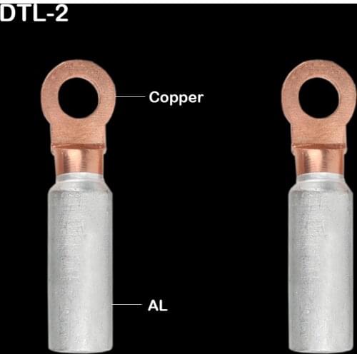 DTL-2-16 DTL-2-25 DTL-2-35 DTL-2-50 Copper Aluminum CU AL Bimatel Spade Power Wire Cable Fitting Connector Lug Crimp Terminal
