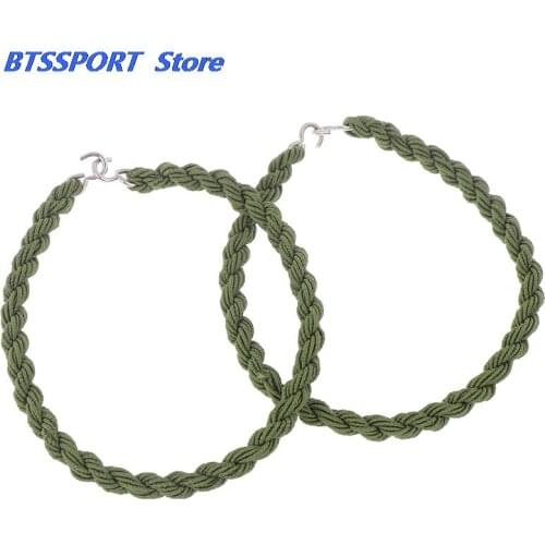 2Pcs Tactical Army Leggings Elastic Rope Trouser Leg Strap Riding Boot Rubber Band