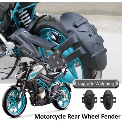 Universal Motorcycle Rear Fenders Flare Mud Flap Mudguard Splash Guard Black Motorcycle Rear Mudguard Fenders Motorcycle Part