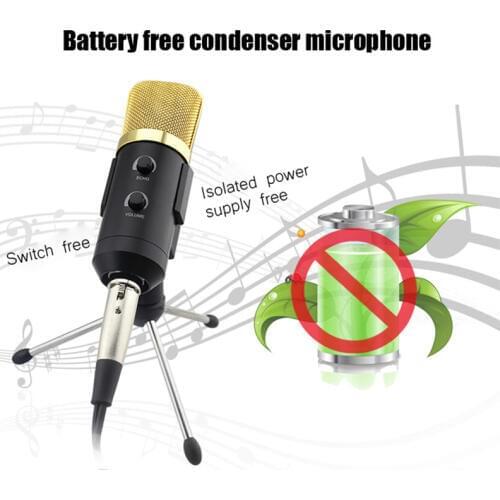 GBTIGER BM - 100FX USB Condenser Sound Recording Microphone with Braodcasting