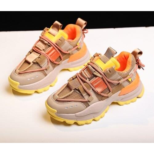 2021 Designer Sneakers Women Platform Shoes Fashion Zapatillas Mujer Basket Femme Ladies Trainers Casual Chunky Sneakers Woman