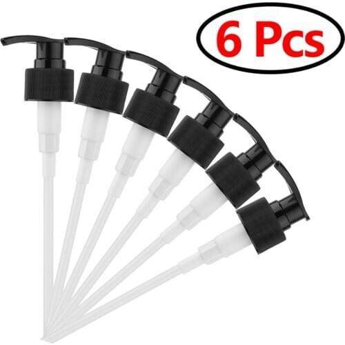 Black Finish liquid Soap and Lotion Hair Care Products Syrup Dispenser Pumps Replacement for Your Bottles and DIY Mason Jars