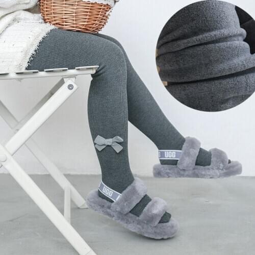 Toddler Girls Winter Pantyhose Autumn Children Thermal Velvet Thick Pants Kid Warm Cute Bow Princess Tights Baby Accessories New