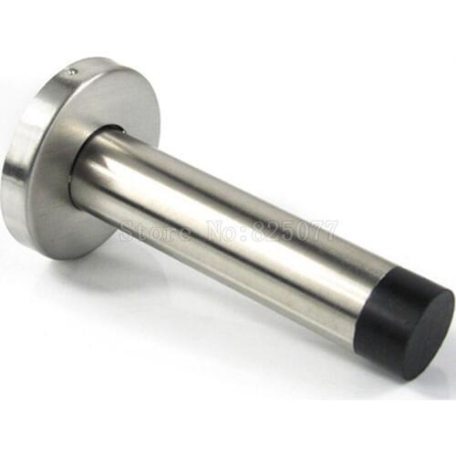 10PCS Stainless Steel Rubber Door Stoppers Decorative Heavy Duty Door Holder Catch Wall Mounted Door Stop JF1610