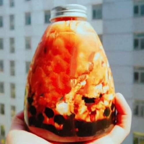 10pcs Creative Drink Bottle PET Cute Shaped Juice Milk Tea CoffeeTakeaway Cold Bubble Tea Plastic Bottle Party Bitthday Cups