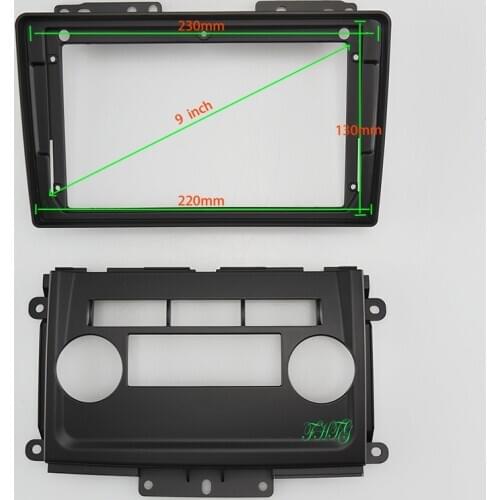 9 INCH Car Audio Frame GPS Navigation Fascia Panel Car dvd Plastic Frame Fascia is suitable for 2009 NISSAN FRONTIER/ XTERRA