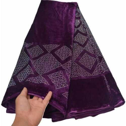 African Velvet Lace Fabric 2020 High Quality Lace Nigerian Tulle Lace Fabrics Bride French Net Lace Fabric Sewing FN033
