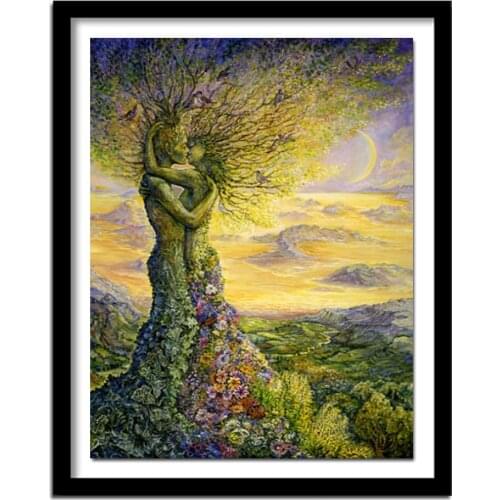 Kiss Diamond Painting 5d diy cross stitch Portrait series rhinestone Square diamond picture